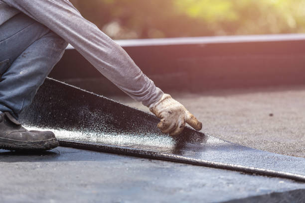 Professional Waterproofing technician working in North Lewisburg, OH